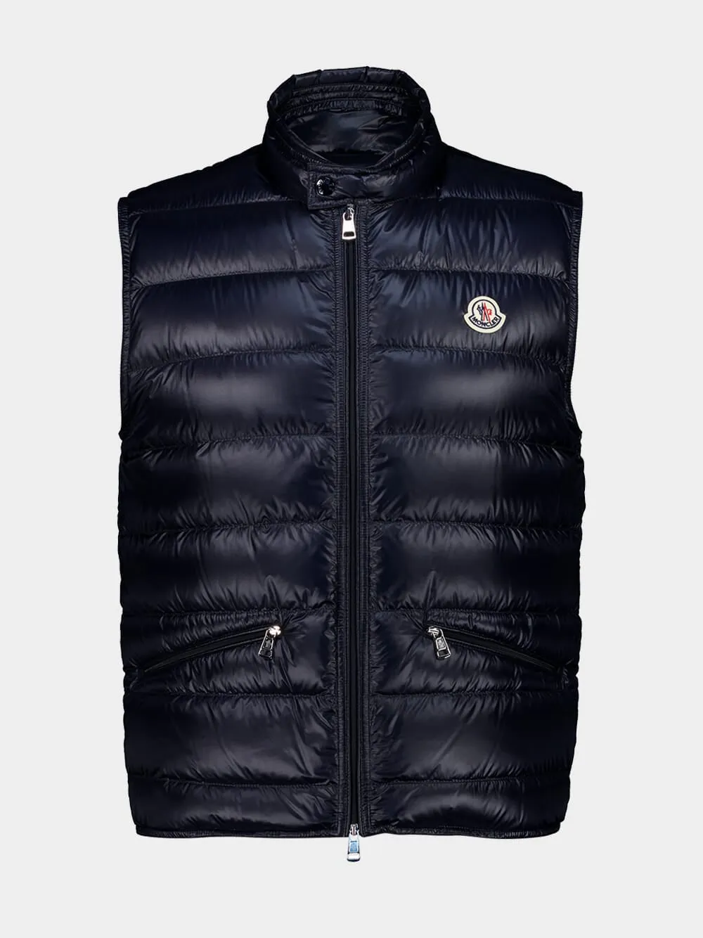 Night Blue Down Gilet sold by Fashion Clinic