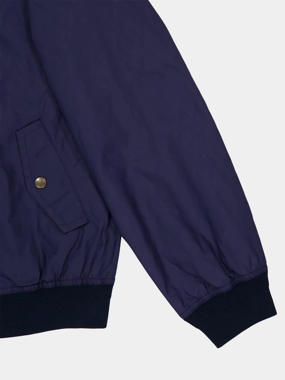 Gulf Blue Cotton Bomber Jacket sold by Fashion Clinic product image thumbnail 4