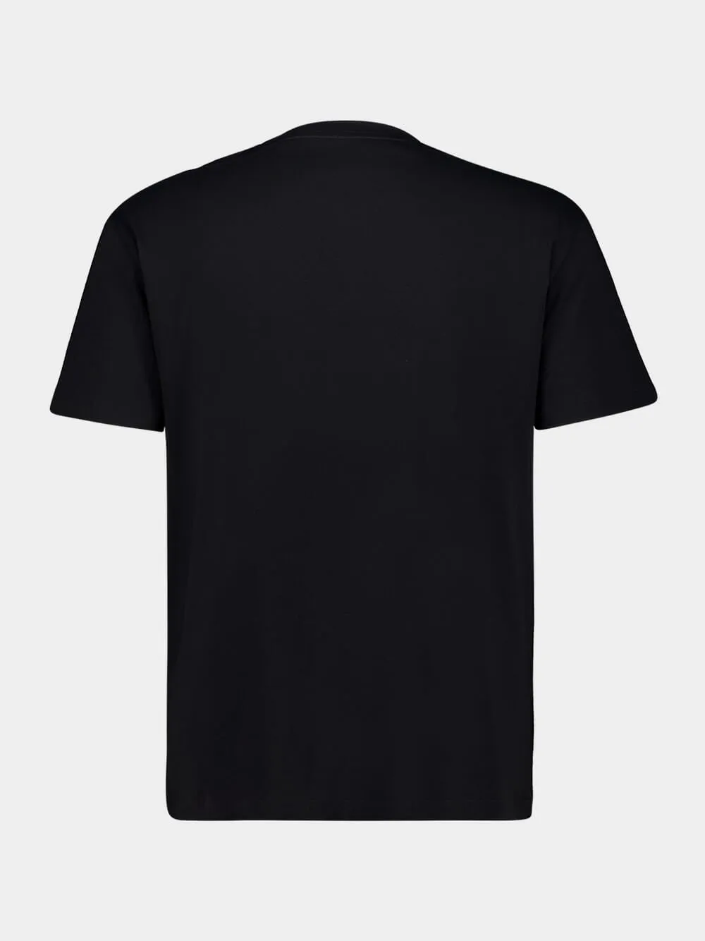 Black Cotton Jersey T-Shirt sold by Fashion Clinic product image thumbnail 2