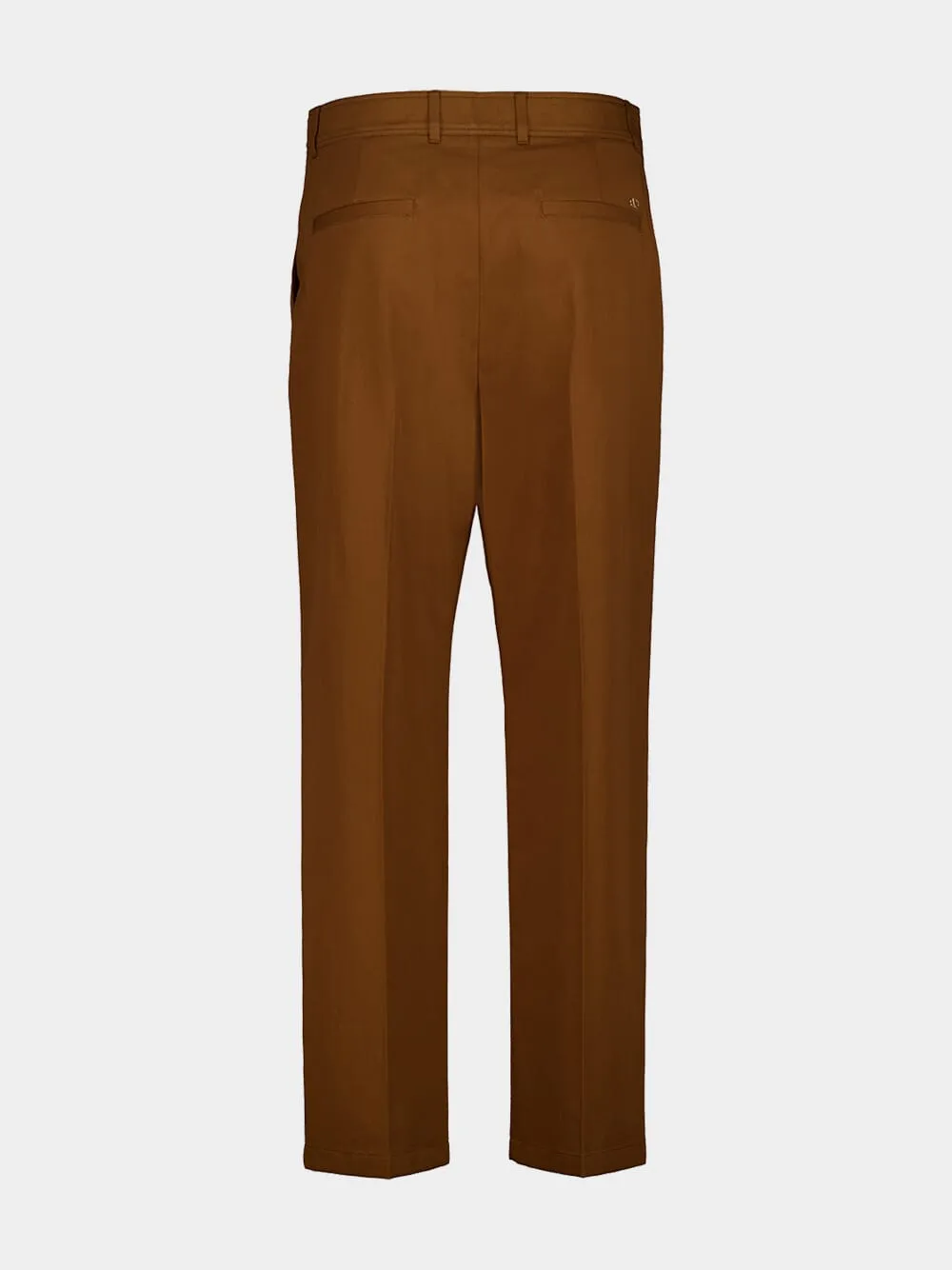 Chocolate Cotton Gabardine Pants sold by Fashion Clinic product image thumbnail 3