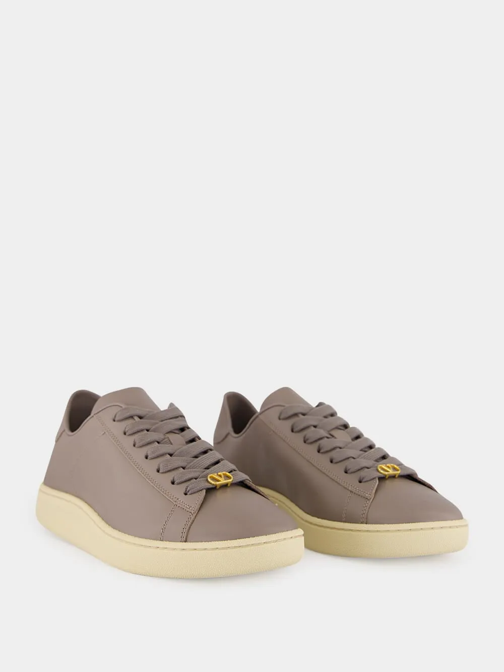 Moon Taupe and Green Briar Royco Sneakers sold by Fashion Clinic product image thumbnail 3
