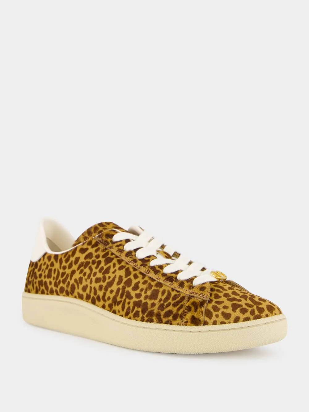 Brown Royco Sneakers with Fauve Eclat Print sold by Fashion Clinic product image thumbnail 2