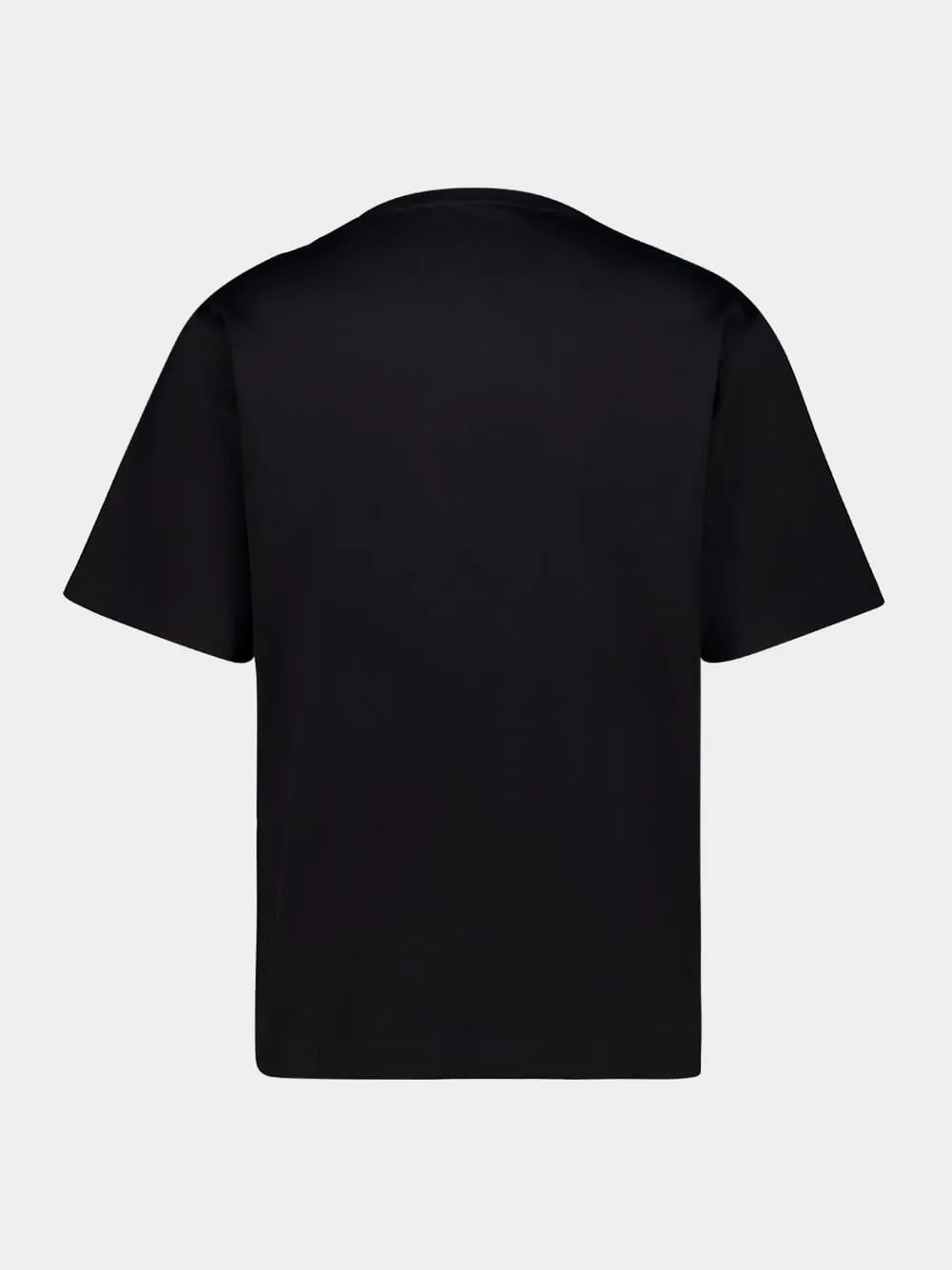 Black Cotton T-Shirt sold by Fashion Clinic product image thumbnail 2