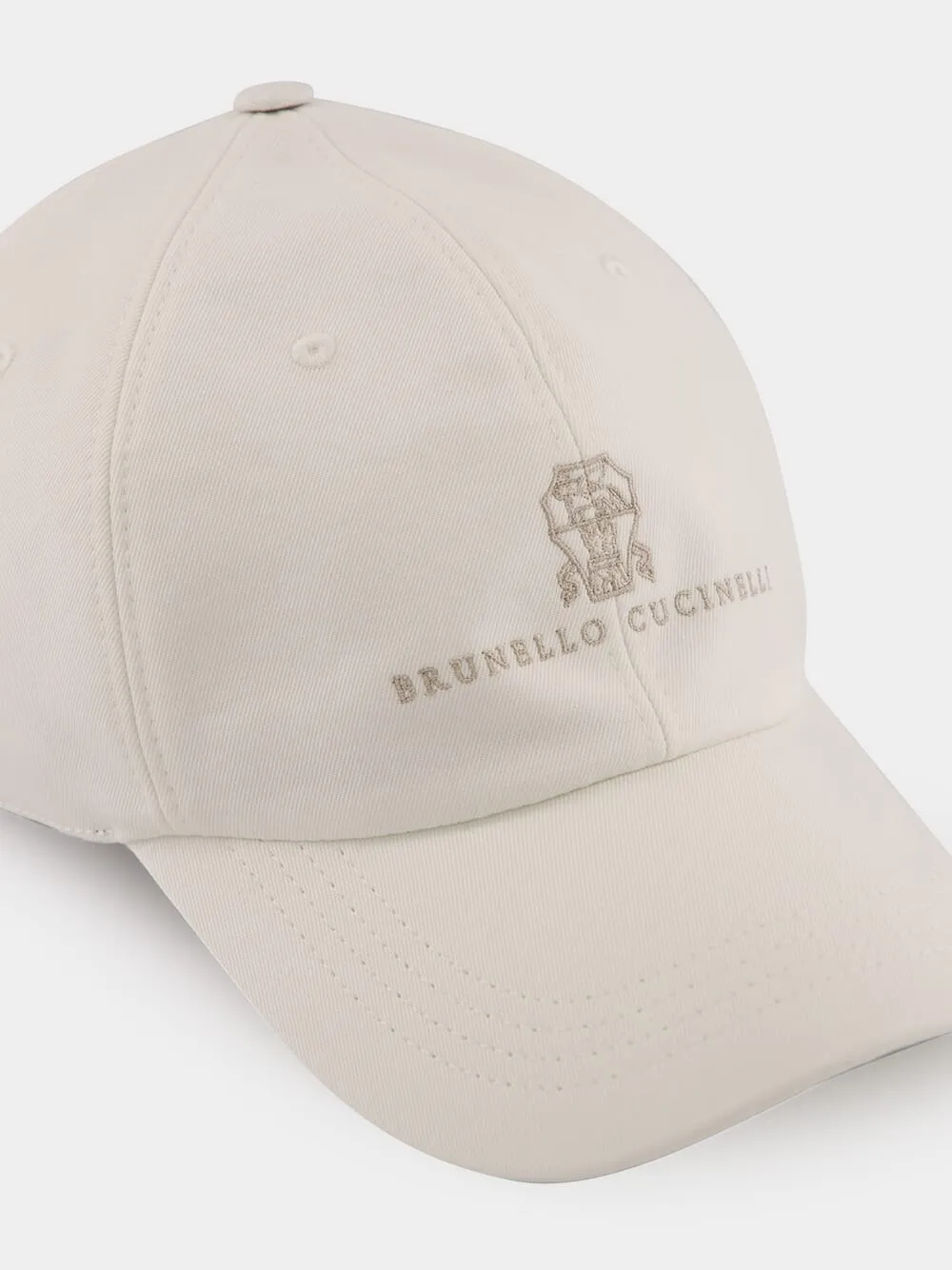 White Cotton Baseball Cap sold by Fashion Clinic product image thumbnail 3