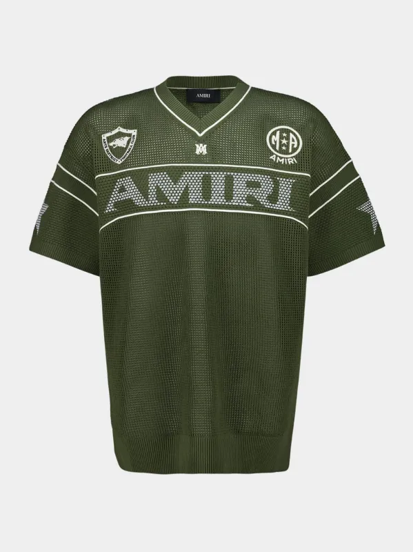 Dark Sage AMIRI Sport Jersey sold by Fashion Clinic
