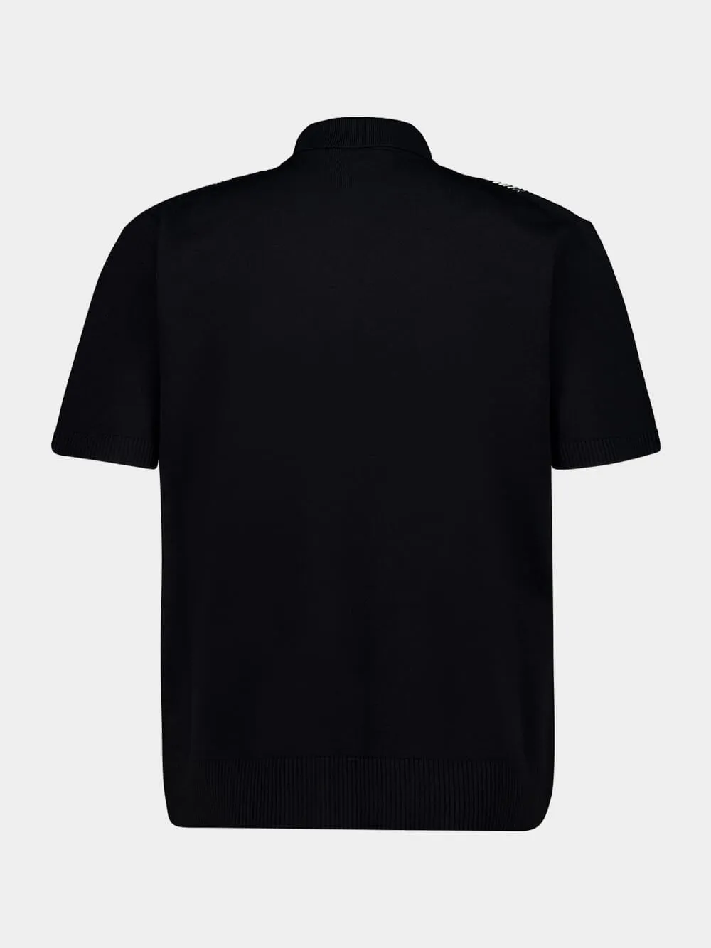 Black Stud Stripe Virgin Wool Shirt sold by Fashion Clinic product image thumbnail 4