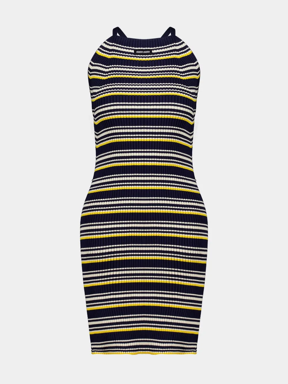 Blue Striped Cotton Dress sold by Fashion Clinic
