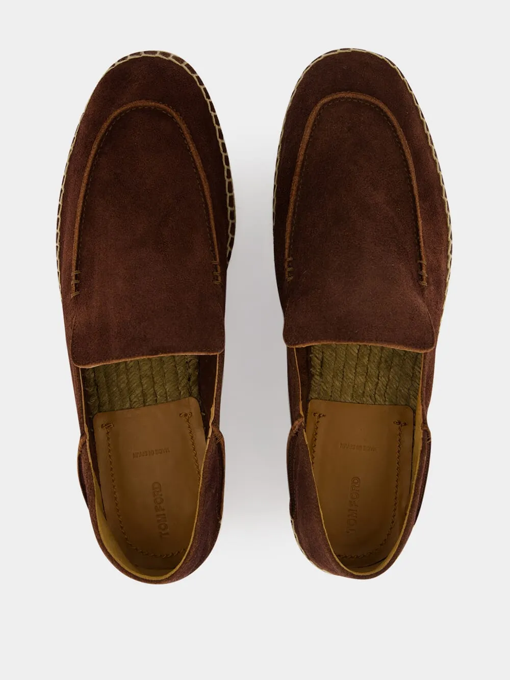 Walnut Suede Finn Espadrilles sold by Fashion Clinic product image thumbnail 4