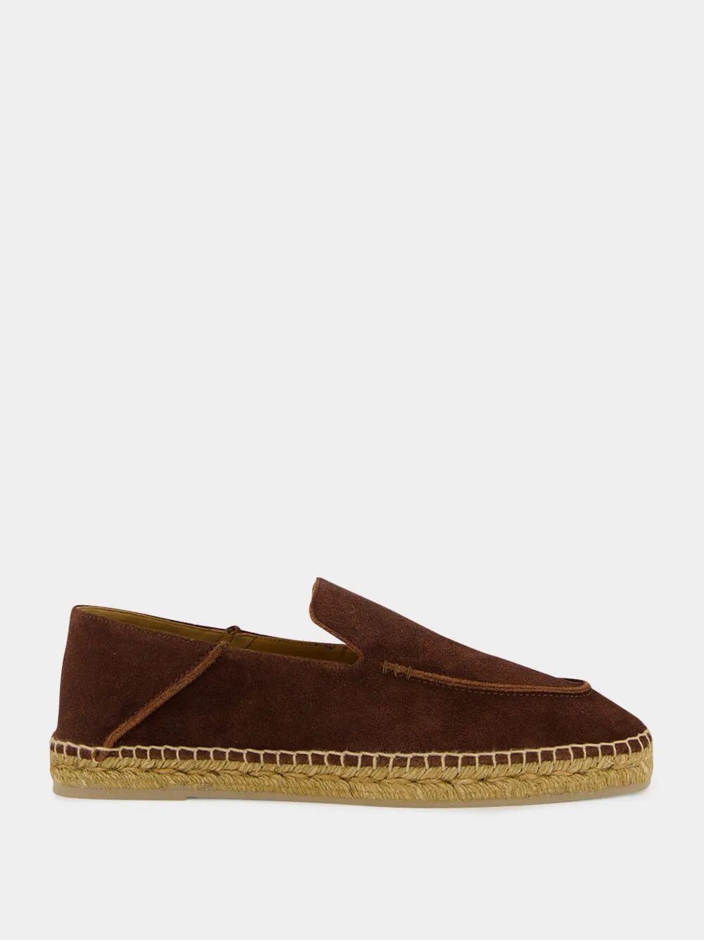Walnut Suede Finn Espadrilles sold by Fashion Clinic