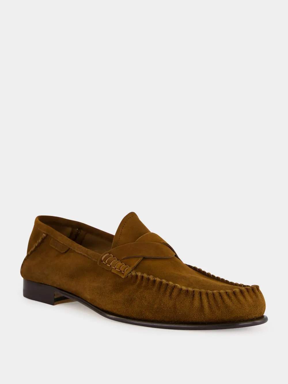 Whisky Brown Leather Loafers sold by Fashion Clinic product image thumbnail 2