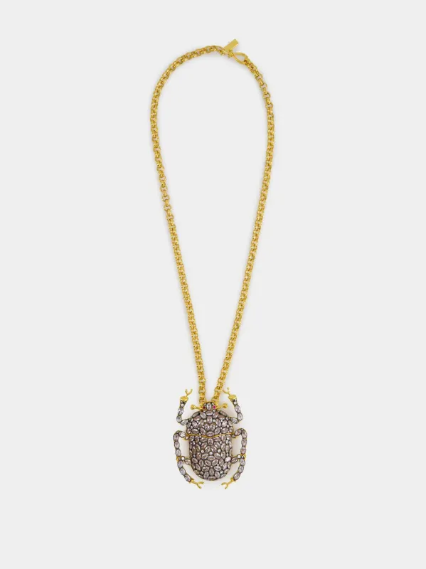 Crystal Gold Bittersweet Love Necklace sold by Fashion Clinic