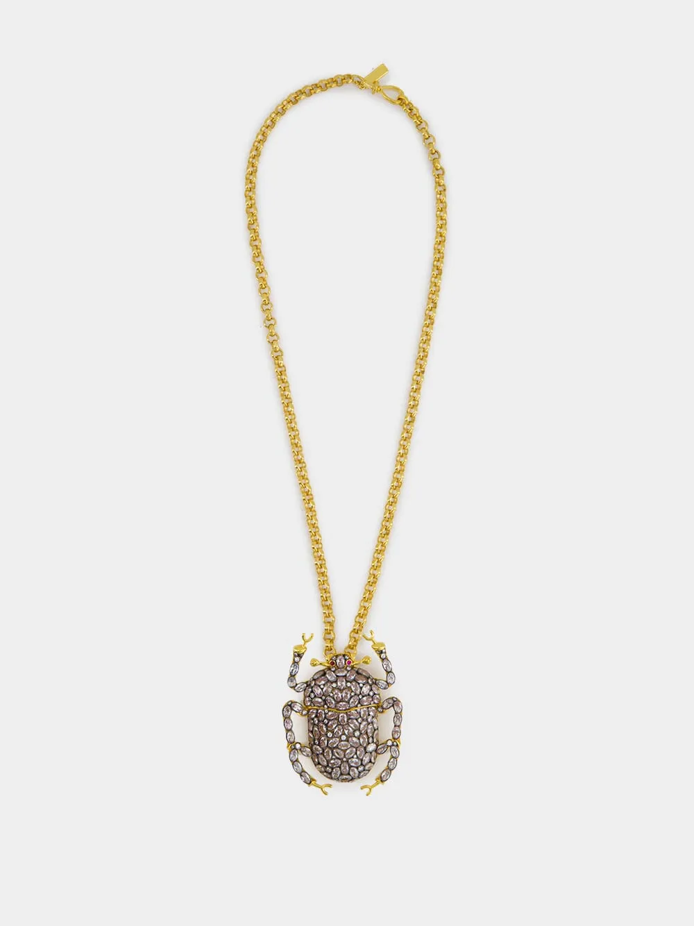 Crystal Gold Bittersweet Love Necklace sold by Fashion Clinic