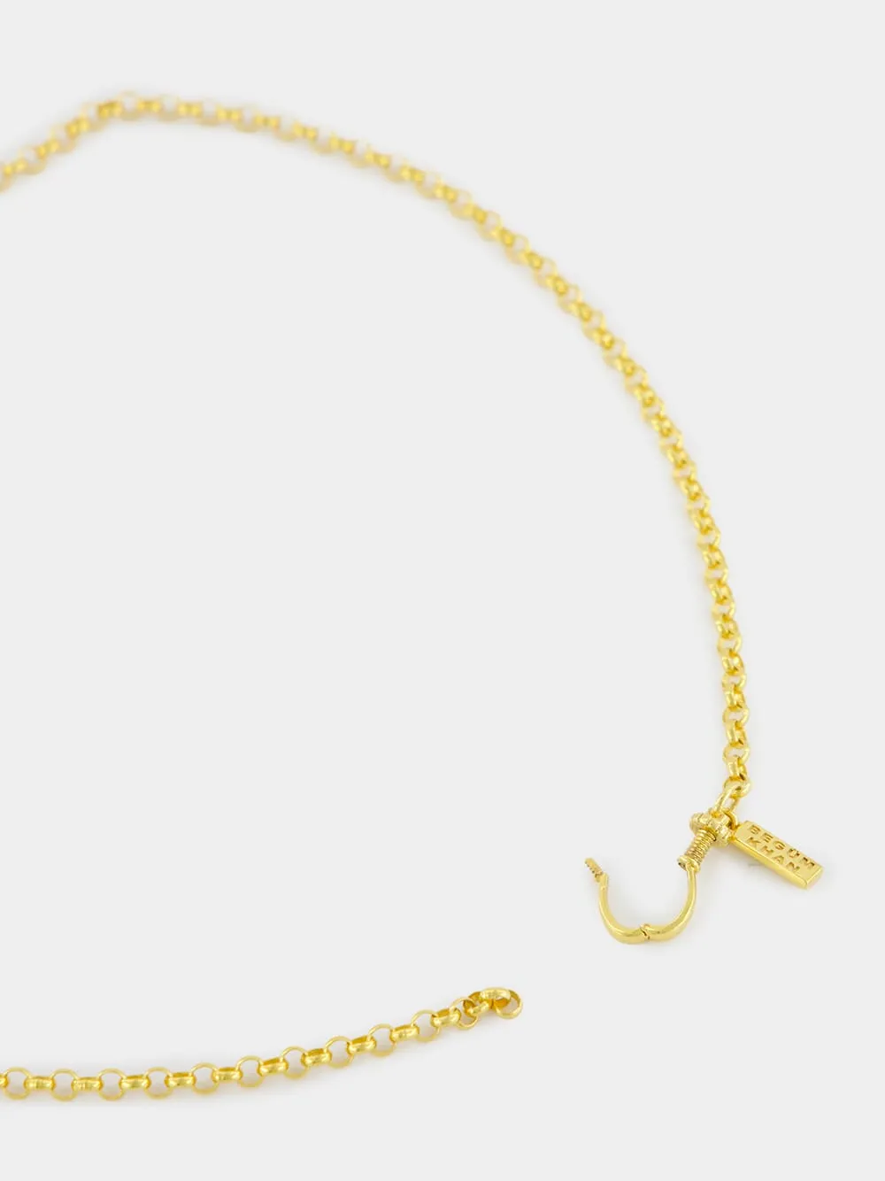 Gold Croco Necklace sold by Fashion Clinic product image thumbnail 4