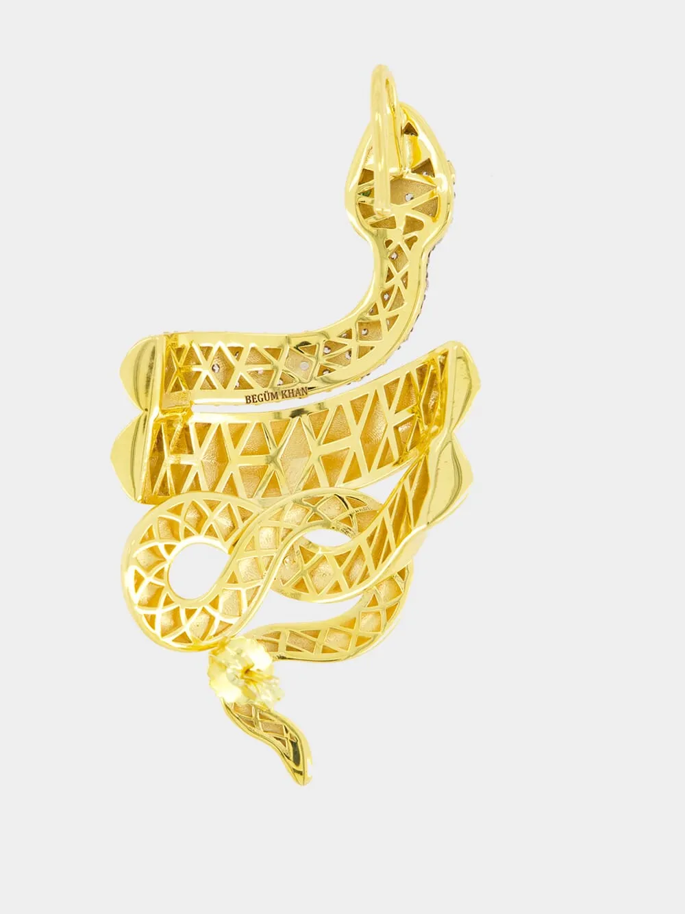 Gold-Plated Serpentino Left Ear Cuff sold by Fashion Clinic product image thumbnail 2