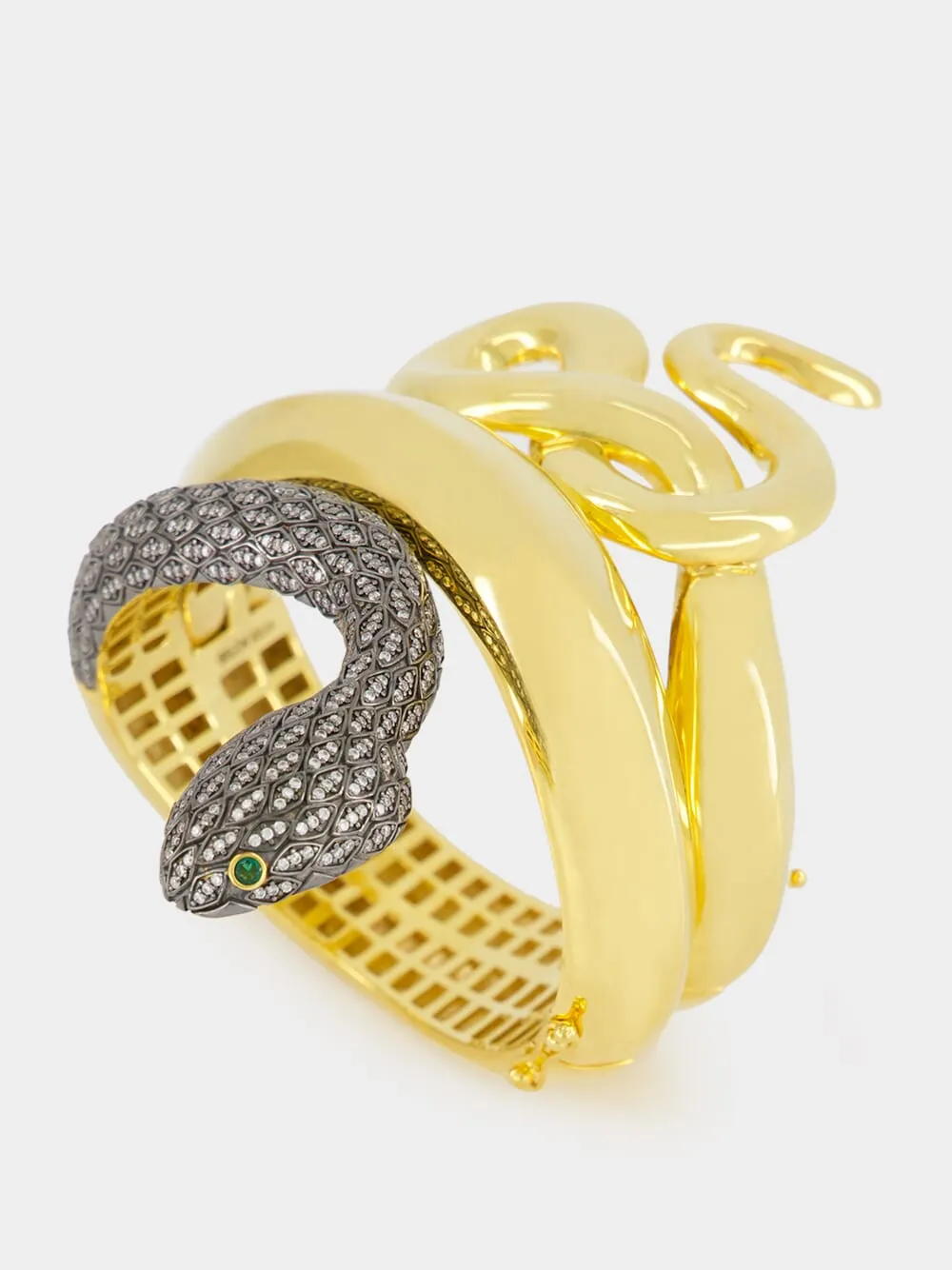 Gold-Plated Snake Bracelet sold by Fashion Clinic product image thumbnail 4