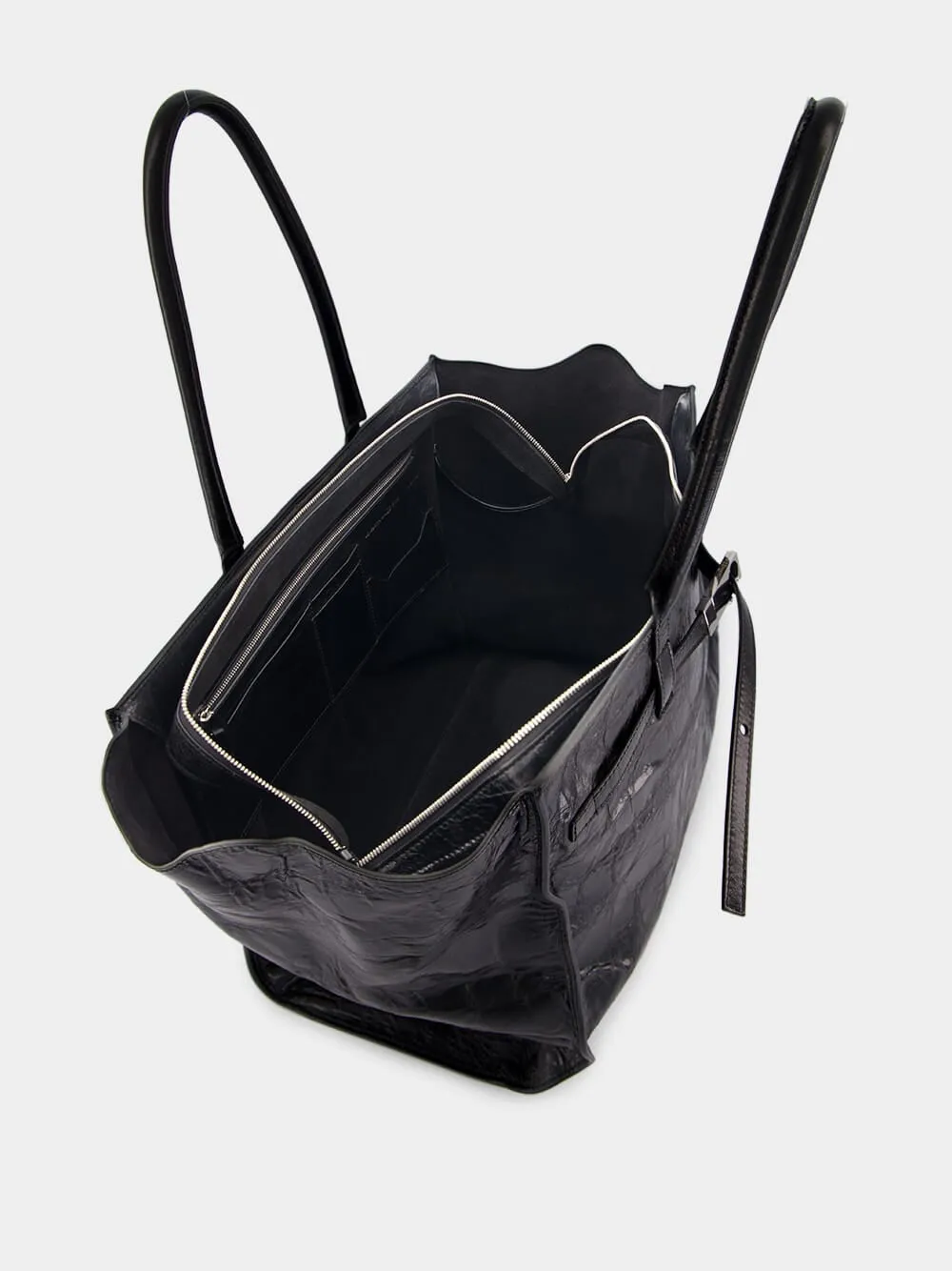 Nightly Black Mame Weekend Bag sold by Fashion Clinic product image thumbnail 5