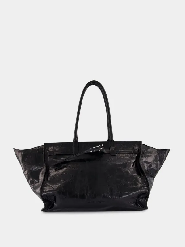 Nightly Black Mame Weekend Bag made by Fashion Clinic