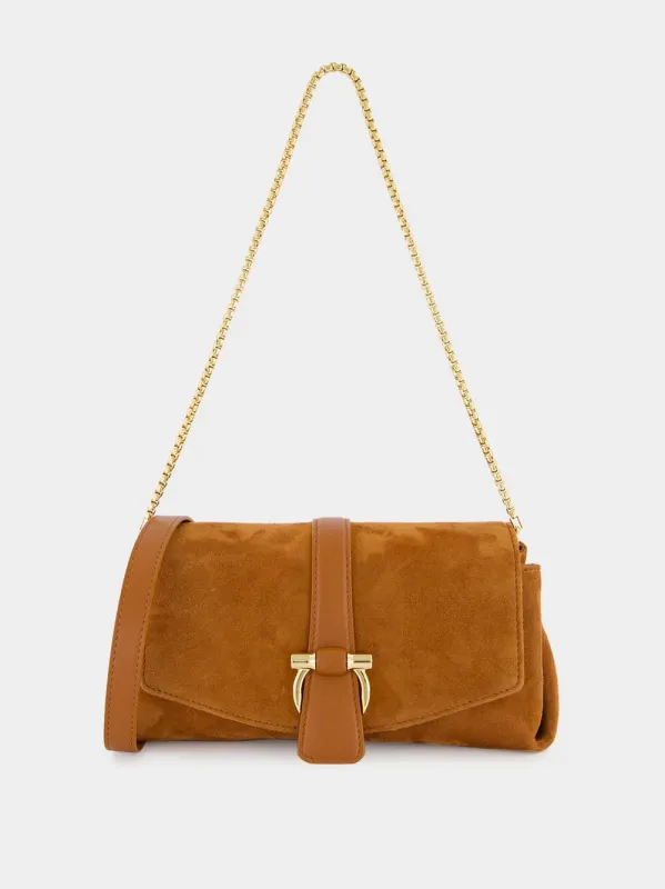 Natural Rust Leather Shoulder Bag sold by Fashion Clinic