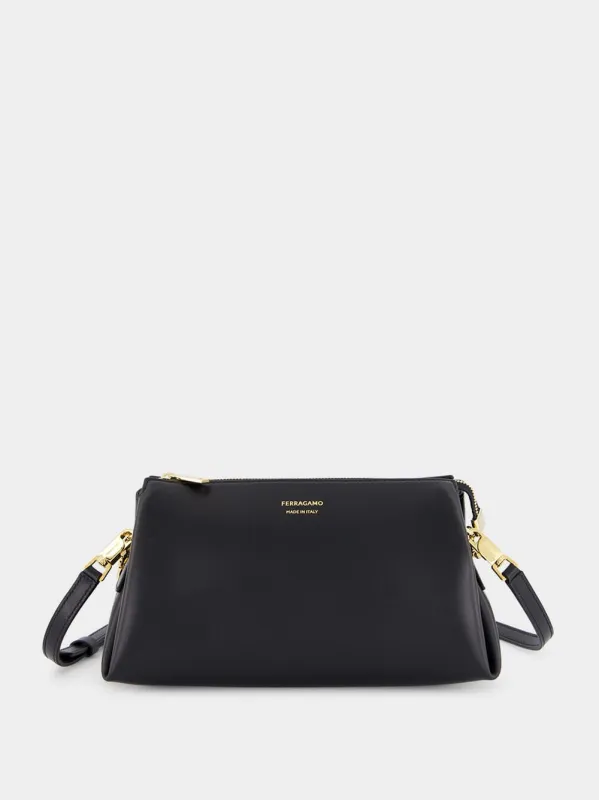 Black Gancini Chain Mini Bag sold by Fashion Clinic