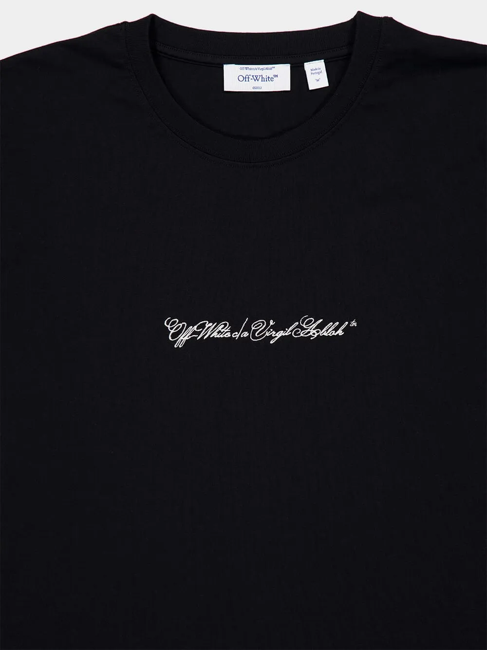 Black Slim Fit Script Arrow T-Shirt sold by Fashion Clinic product image thumbnail 3