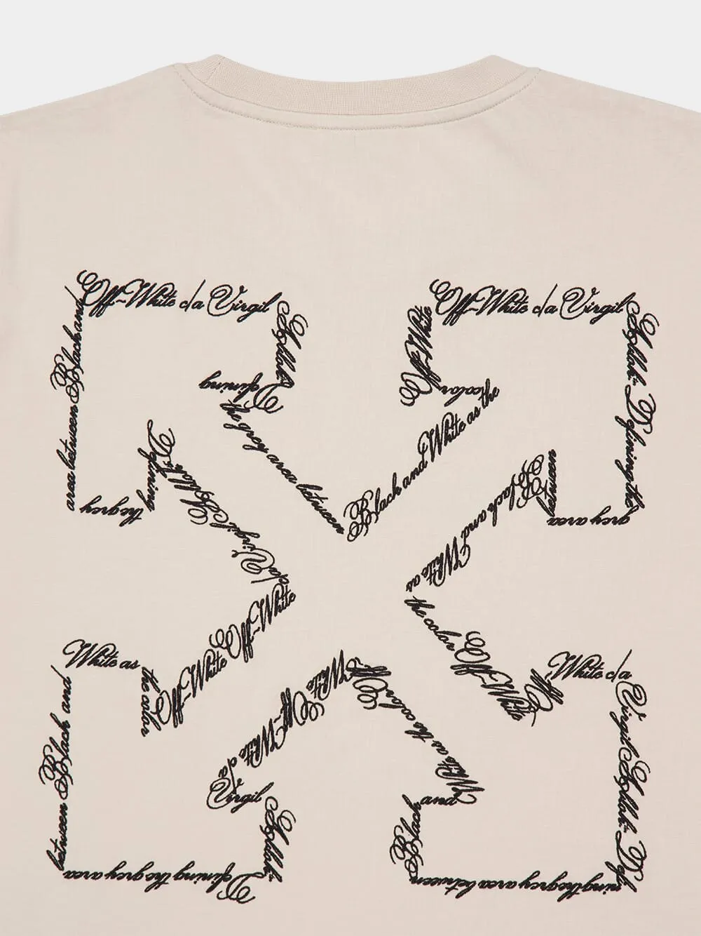 Pumice Stone Slim Fit Script Arrow T-Shirt sold by Fashion Clinic product image thumbnail 4