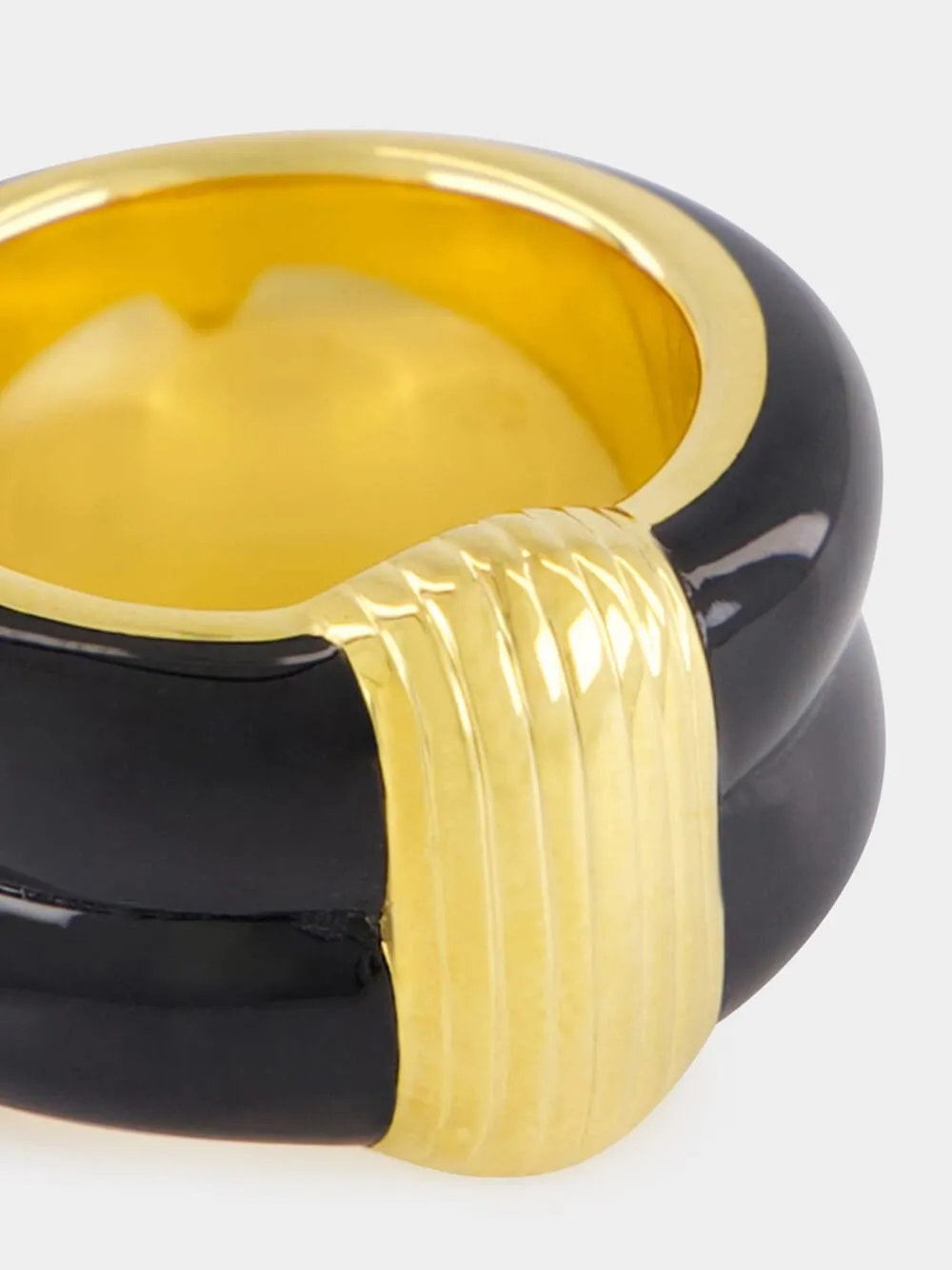 Katt Black Resin Ring sold by Fashion Clinic product image thumbnail 3