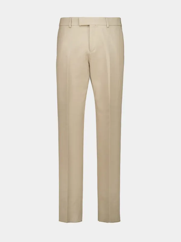 Safari Cotton-Cashmere Chinos sold by Fashion Clinic