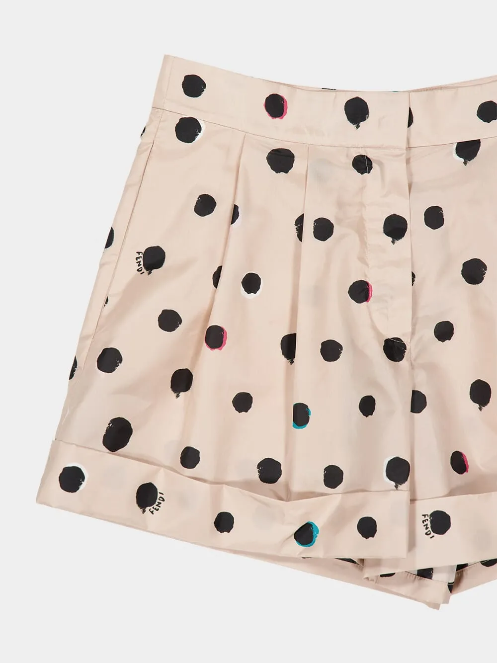 Mou Dots Silk Shorts sold by Fashion Clinic product image thumbnail 3