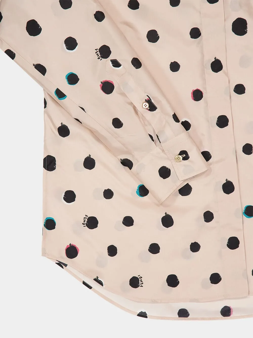 Mou Dots Printed Long-Sleeve Shirt sold by Fashion Clinic product image thumbnail 4