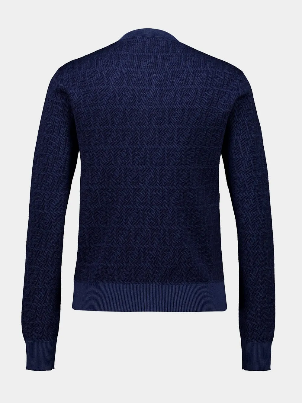 Blue FF Wool Cardigan sold by Fashion Clinic product image thumbnail 2