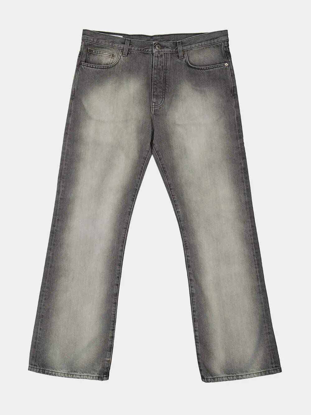 Sun-Faded Grey Relaxed Fit Jeans sold by Fashion Clinic product image thumbnail 5