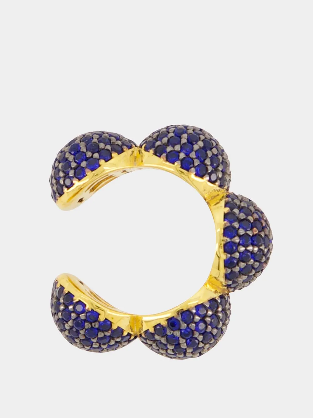 Navy Maharani Ear Cuff Gold-Plated sold by Fashion Clinic product image thumbnail 2