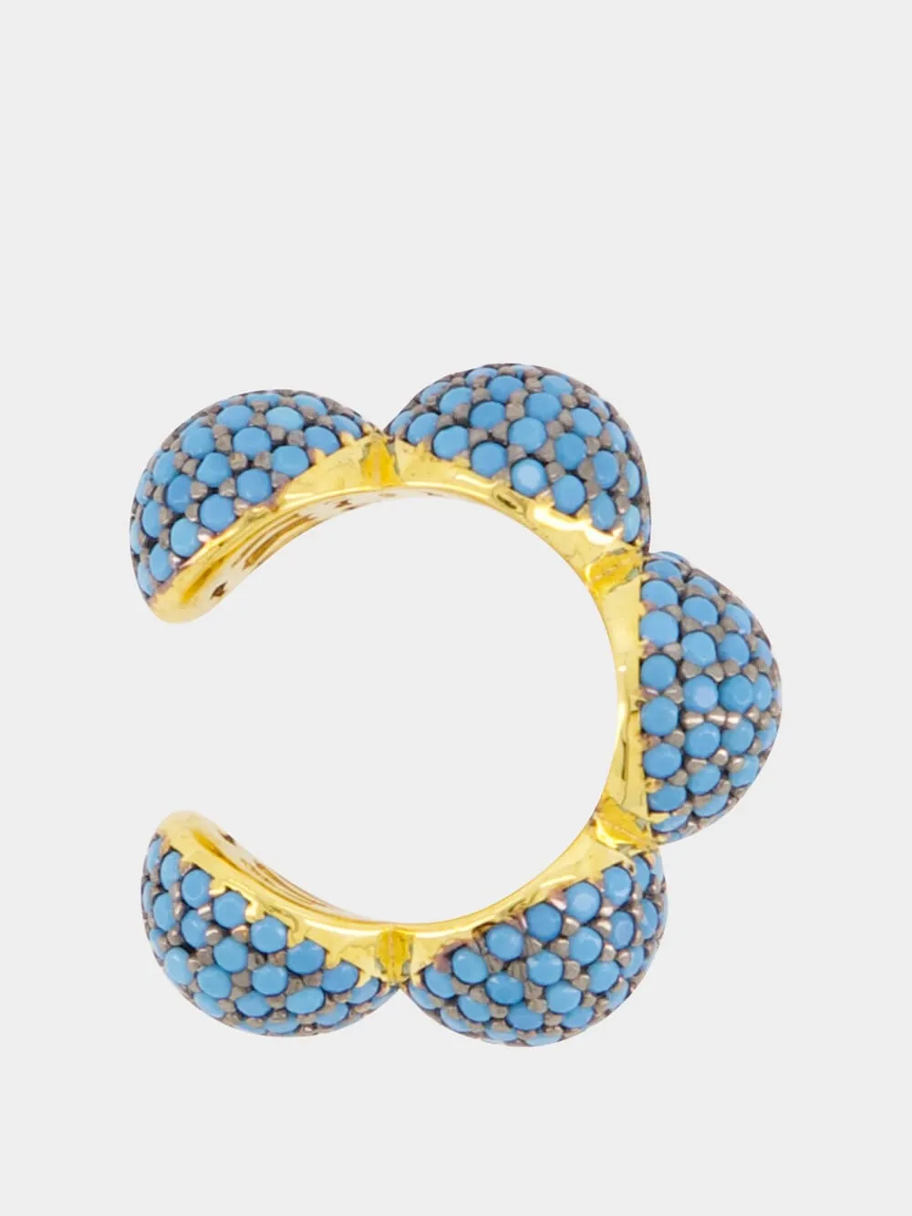 Turquoise Maharani Ear Cuff sold by Fashion Clinic product image thumbnail 2