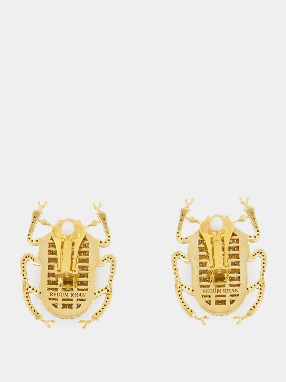 Crystal Pharaoh Clip-On Earrings sold by Fashion Clinic product image thumbnail 2