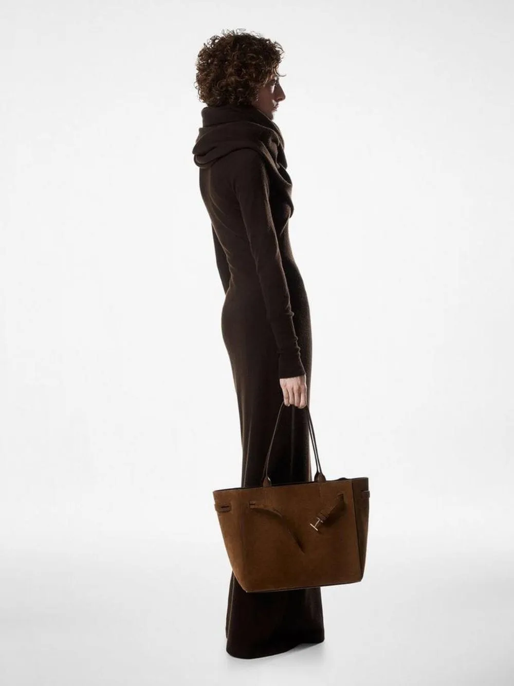 Whisky Audrey Suede Medium Tote sold by Fashion Clinic product image thumbnail 4