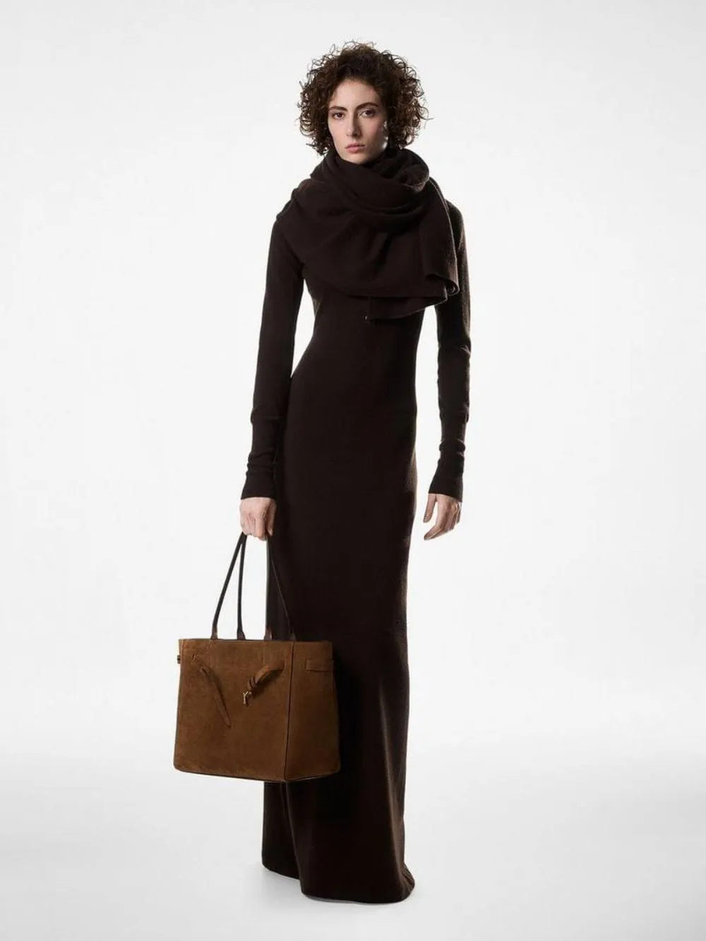 Whisky Audrey Suede Medium Tote sold by Fashion Clinic product image thumbnail 2