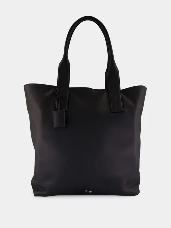 Black Leather Tote Bag sold by Fashion Clinic