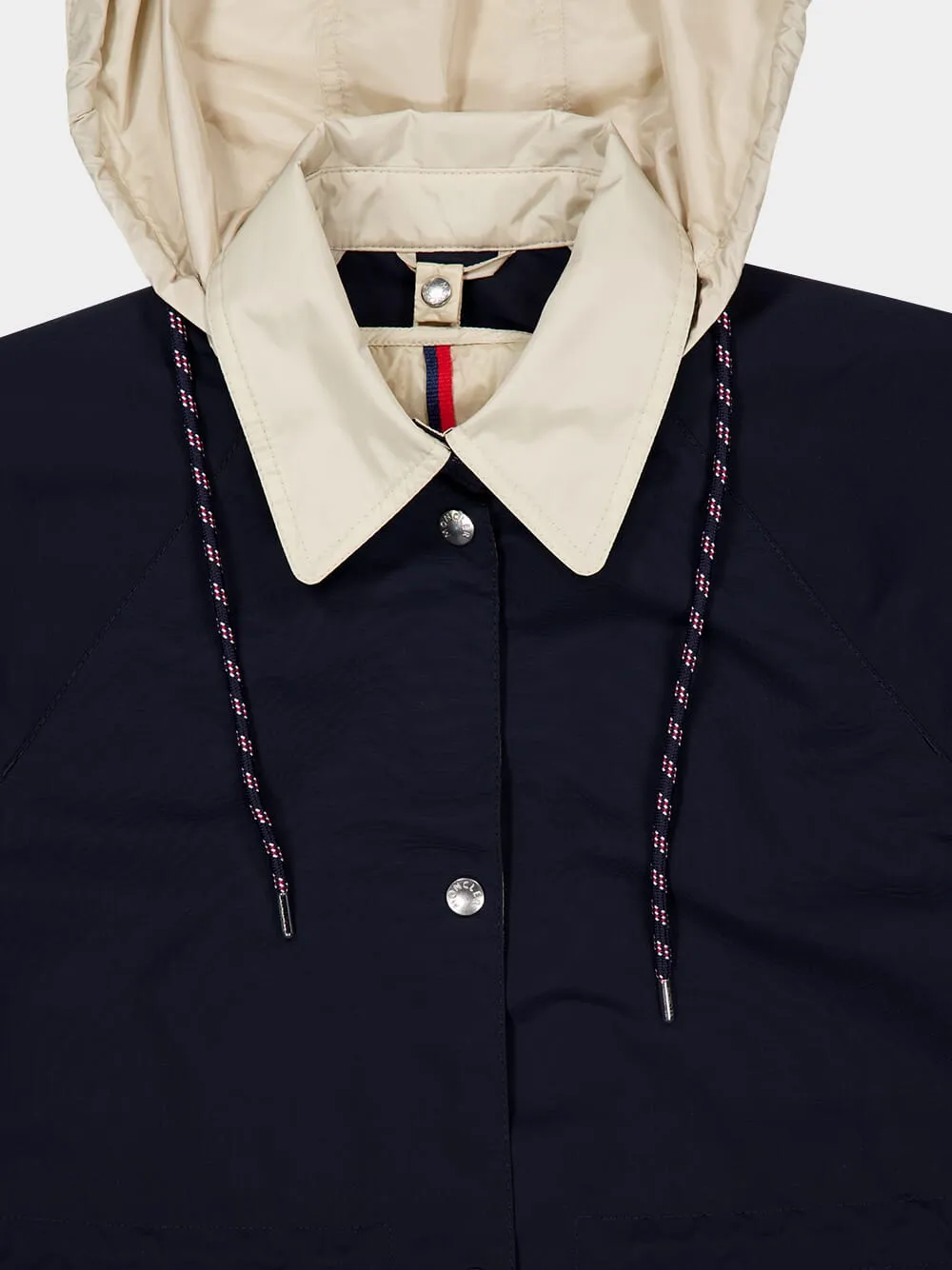 Navy 3-in-1 Hooded Down Jacket sold by Fashion Clinic product image thumbnail 3