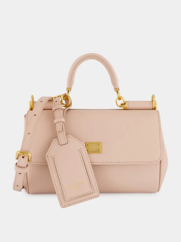 Beige Mini My Sicily Calfskin Handbag sold by Fashion Clinic