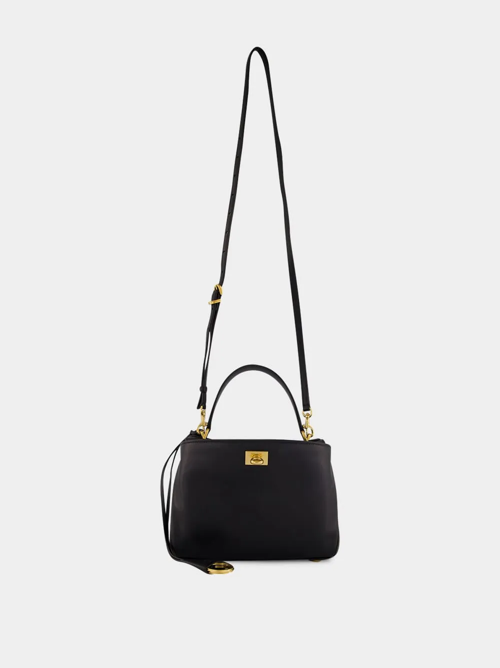 Black Rodeo Handbag Mini in Smooth Calfskin sold by Fashion Clinic product image thumbnail 2