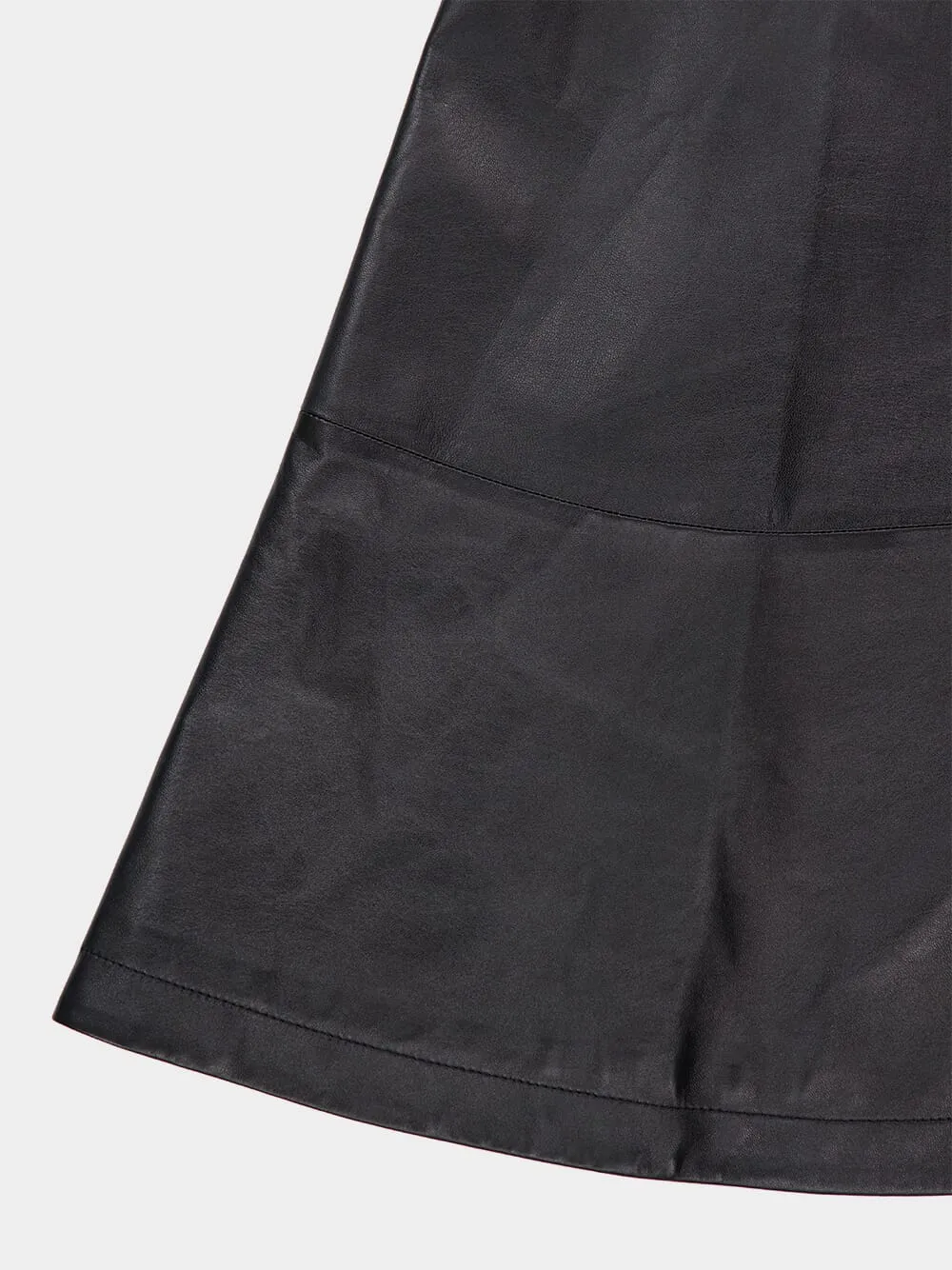 Black Kirsty Leather Dress sold by Fashion Clinic product image thumbnail 4