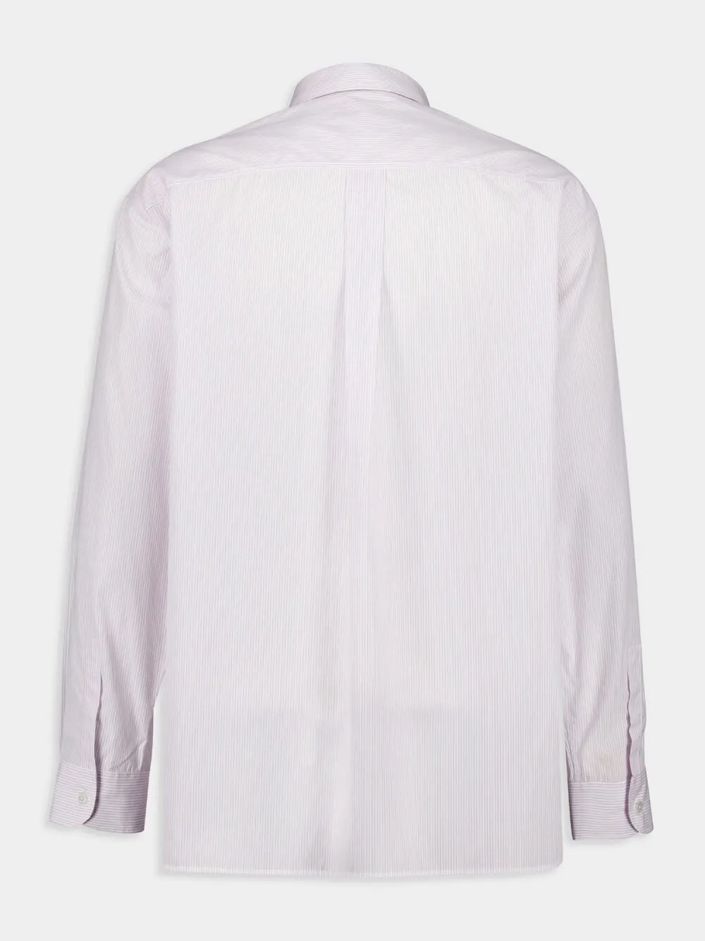 Shirt Long Sleeved Striped Cd Print Cotton Poplin sold by Fashion Clinic product image thumbnail 2
