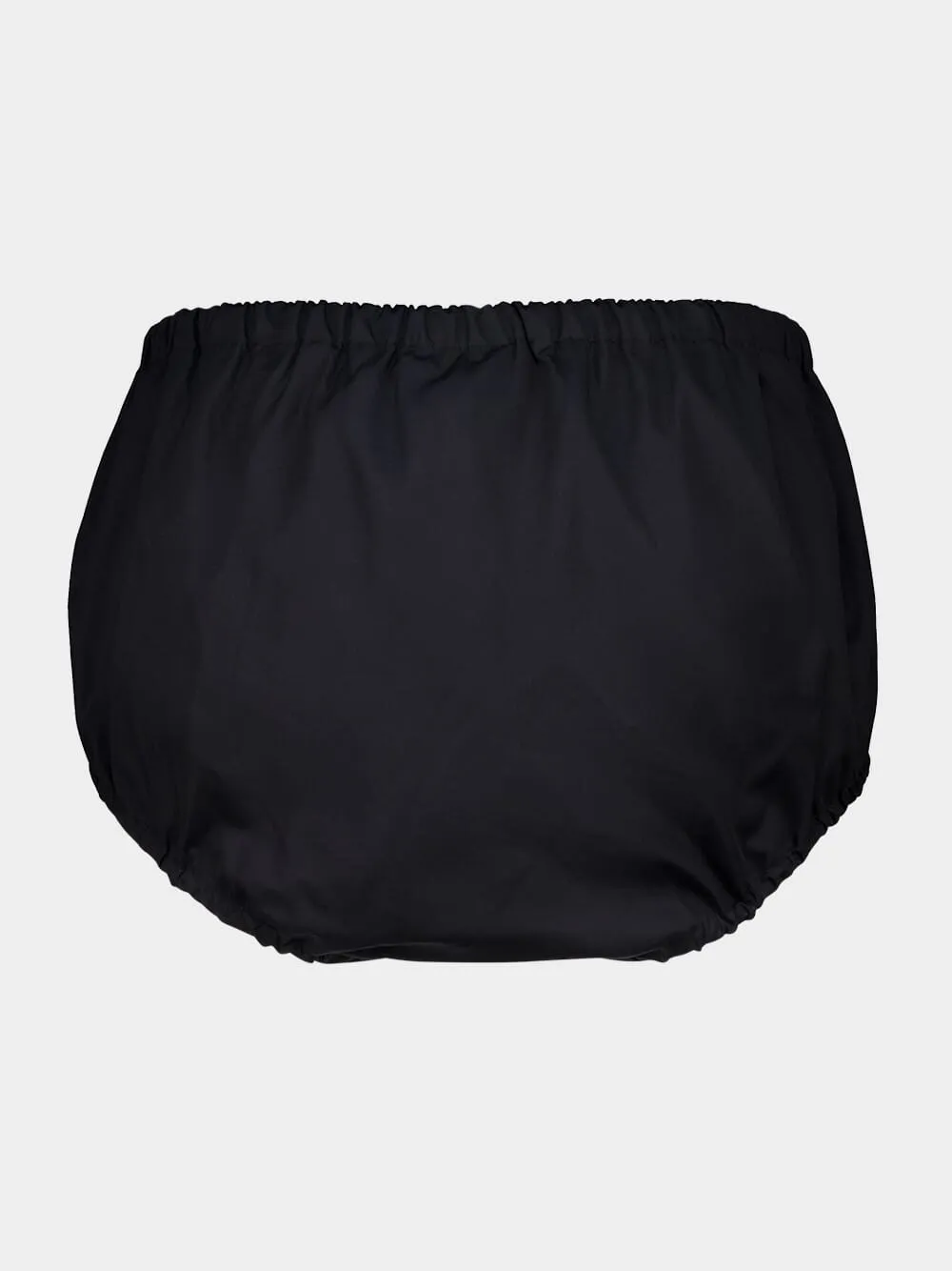 Black Poplin Boy Shorts with Patch Pockets sold by Fashion Clinic product image thumbnail 4