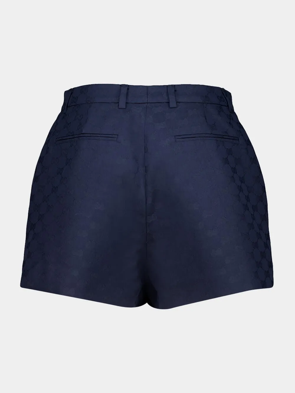 Tide Blue GG Casual Fit Shorts sold by Fashion Clinic product image thumbnail 2
