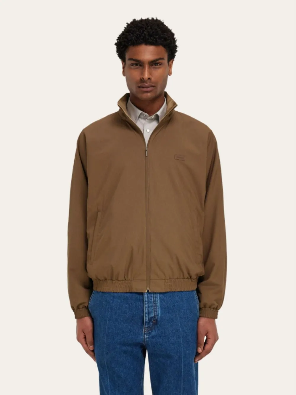 Walnut Reversible Blouson Jacket sold by Fashion Clinic product image thumbnail 4
