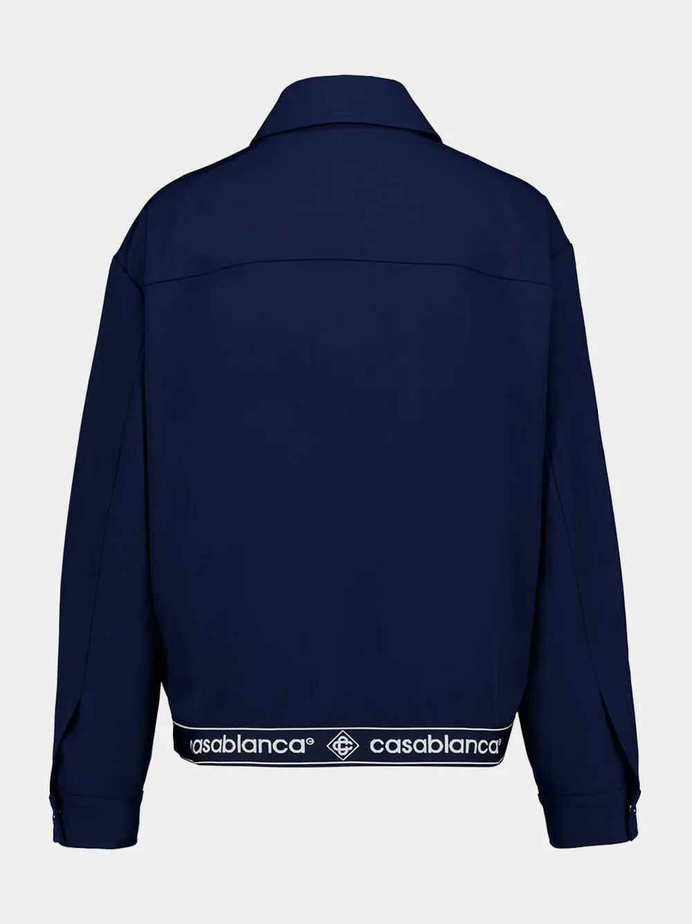 Navy Tailored Sports Jacket sold by Fashion Clinic product image thumbnail 2