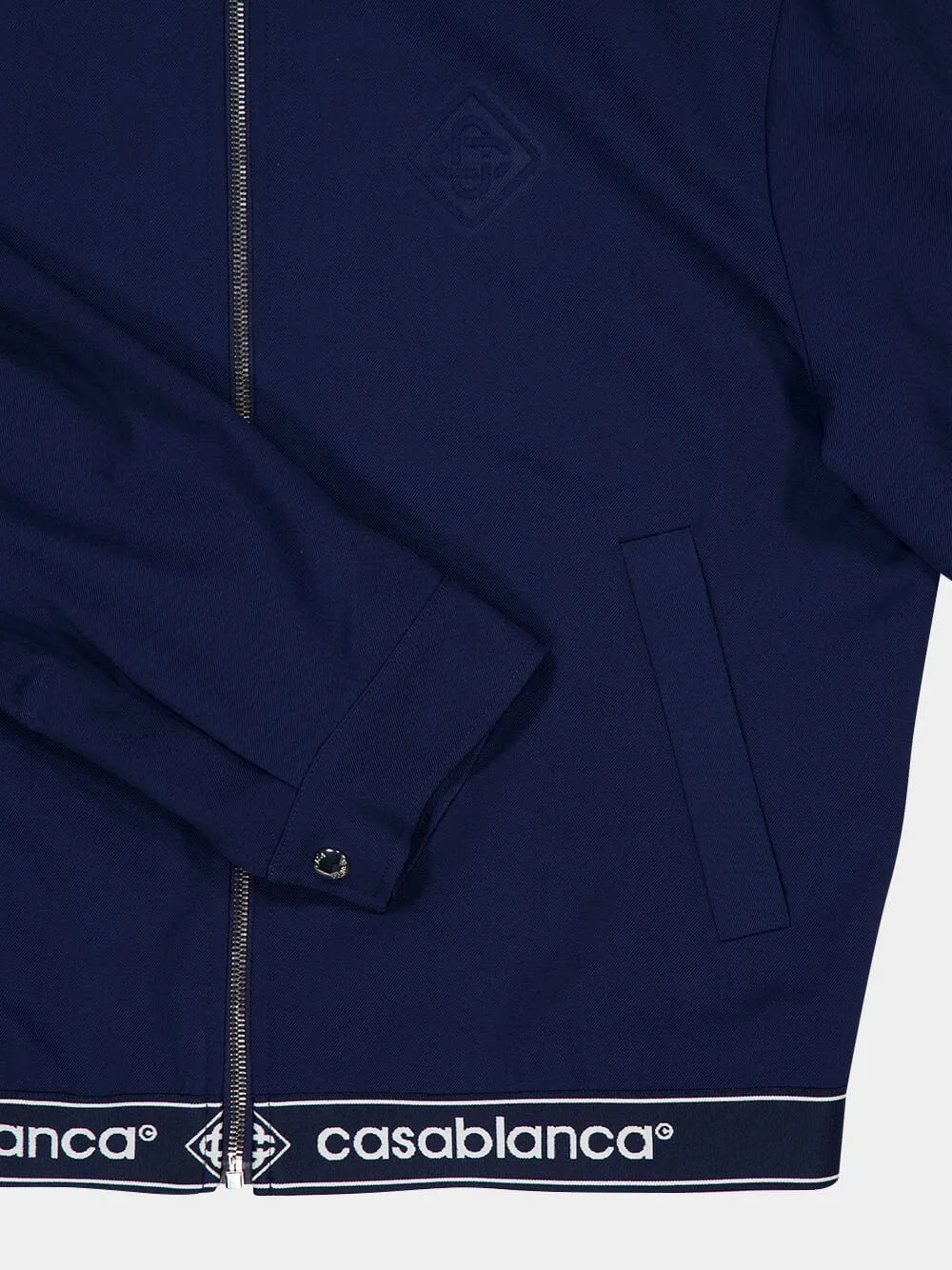 Navy Tailored Sports Jacket sold by Fashion Clinic product image thumbnail 4