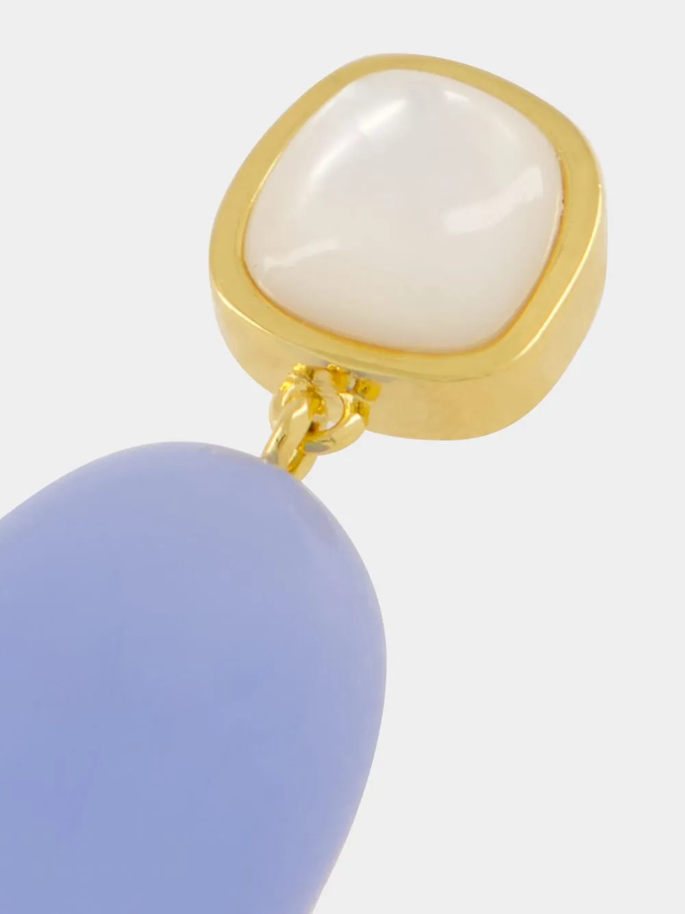 Big Sur Blue Drop Earrings sold by Fashion Clinic product image thumbnail 4