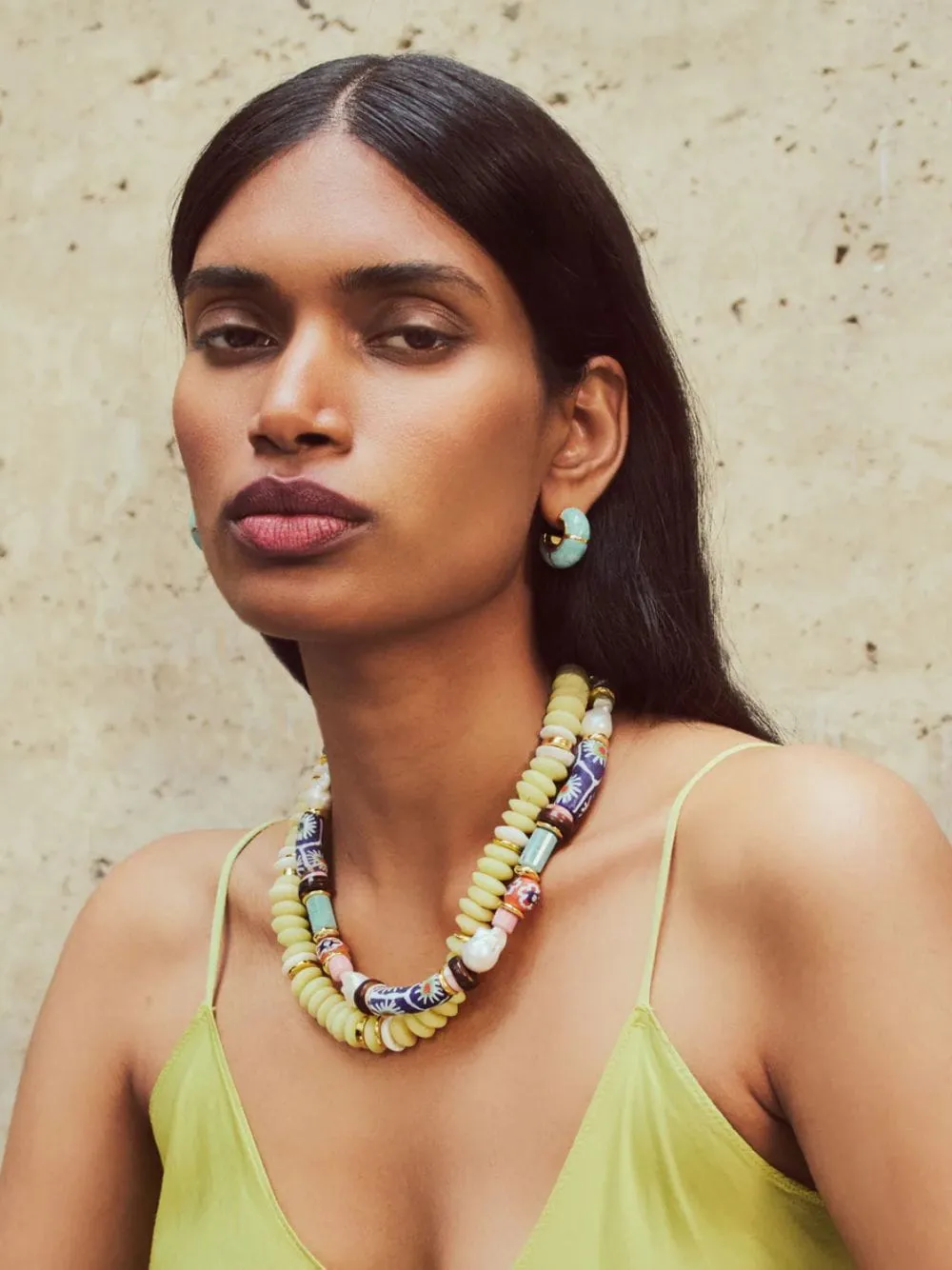 Laguna Necklace in Lemon sold by Fashion Clinic