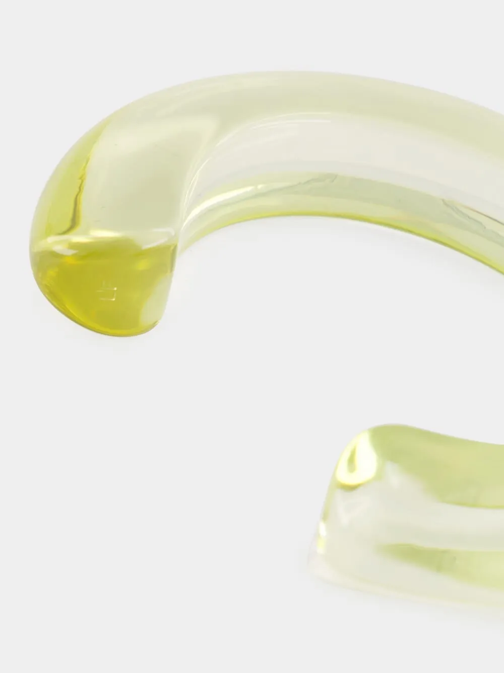 Lime Resin Ridge Cuff Bracelet sold by Fashion Clinic product image thumbnail 4